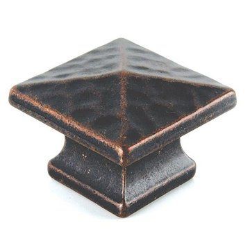 BRASS ANT COPPER PYRAMID KNOBimage
