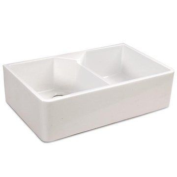 Double Farmhouse Fireclay Sinkimage