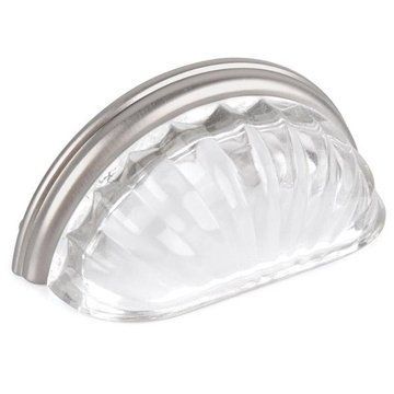 SCALLOPED GLASS BIN PULLimage