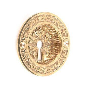 POL BRASS BEE POCKET DOOR PULL WITH/HOLEimage