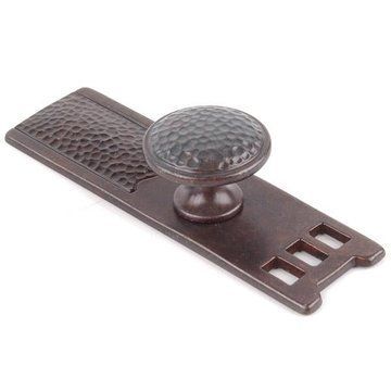 Classic Hardware Arts And Crafts Round Knob With Backplateimage