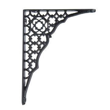 Restorers Circle Design Iron Shelf Bracketimage