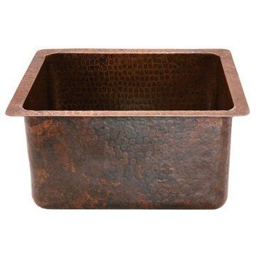 16 COPPER RECT. BAR/ PREP SINK  3 1/2 DRAINimage