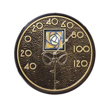 ARTS & CRAFTS CLOCK AND THERMOMETERimage