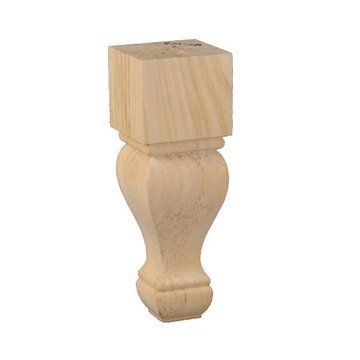 Classic 8 Inch Tapered Queen Anne Furniture Leg | Oak | Furniture Feet & Leg Chair Legs Classic 8 Inch Tapered Queen Anne Furniture Leg | Oak | Furniture Feet & Leg Chair Legs