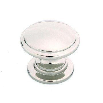 POLISHED NICKEL ROUND KNOB 1 3/16X1X1image