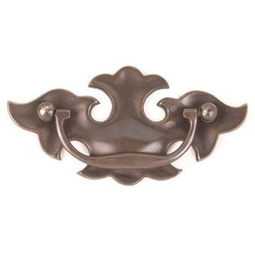 SOLID BRASS CHIPPENDALE PULL-ANTQ BRASS FINISHimage