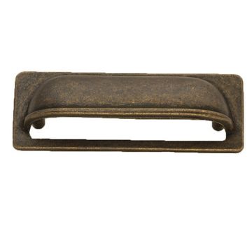 Belwith Keeler Oxford Antique Squared Cup Bin Pullimage