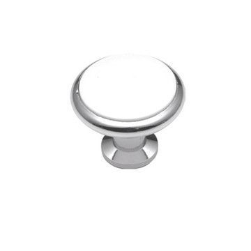 Belwith Keeler Tranquility White Insert Knobimage