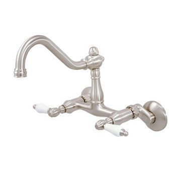 Wall Mount Adjustable Center Kitchen Faucetimage