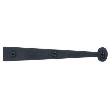 Acorn Flush Strap With Bean End Rough Iron Finish - 5 7/8 Inchimage