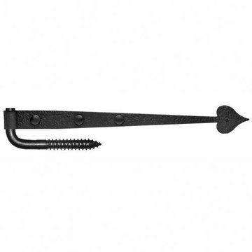 Acorn Gate Hinge With Heavy Pintel And Heart Endimage