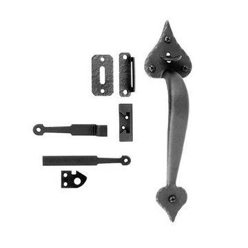 Acorn Rim Latch With Heart End - Up To 4 Inch Gateimage