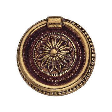 Marella Louis XVI Simple Flower Brass Ring Pull | Gold | Pulls Ring Marella Louis XVI Simple Flower Brass Ring Pull | Gold | Pulls Ring