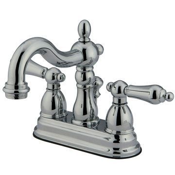 4 Inch Centerset Lavatory Faucet - Metal Leverimage