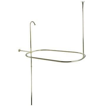 61 Inch Oval Shower Riser With Enclosureimage