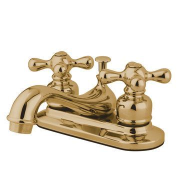 Teapot 4 Inch Centerset Faucet - Metal Crossimage