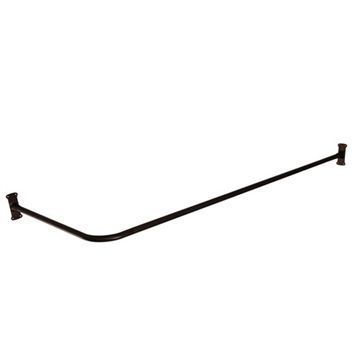 Barclay 30 Inch X 60 Inch Corner Shower Rod With Flangesimage