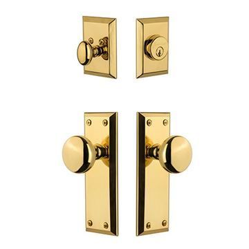 Grandeur Fifth Avenue Entry Set With Fifth Avenue Knob - Keyed Differentlyimage