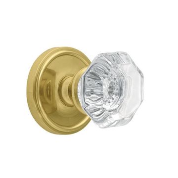 Grandeur Georgetown Passage Interior Door Set With Crystal Chambord Knobimage