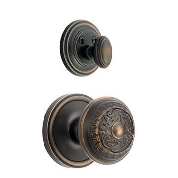 Grandeur Georgetown Single Dummy Interior Door Set With Windsor Knobimage