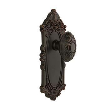 Grandeur Grande Victorian Double Dummy Interior Door Set With Grande Victorian Knobimage