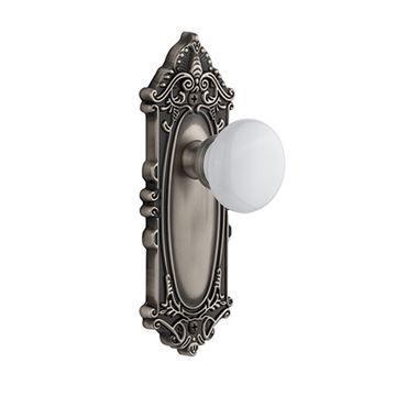 Grandeur Grande Victorian Double Dummy Interior Door Set With Hyde Park Knobimage