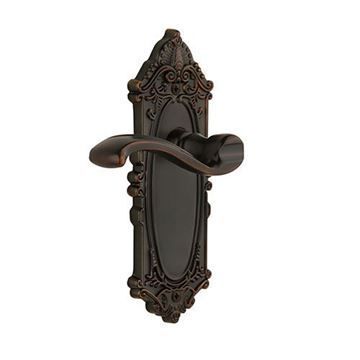 Grandeur Grande Victorian Double Dummy Interior Door Set With Portofino Leverimage