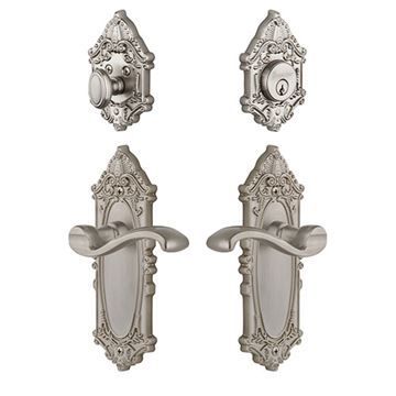 Grandeur Grande Victorian Entry Set With Portofino Lever - Keyed Differentlyimage