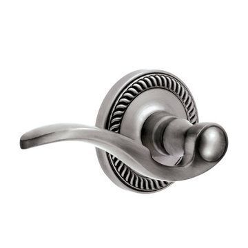 Grandeur Newport Double Dummy Interior Door Set With Bellagio Leverimage