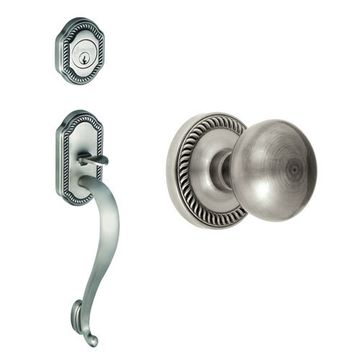 Grandeur Newport S-Grip Thumblatch To Fifth Avenue Knob Entry Setimage