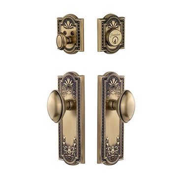 Grandeur Parthenon Single Cylinder Entry Set With Eden Prairie Knob - Keyed Alikeimage