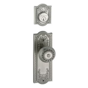Grandeur Parthenon Single Dummy Interior Door Set With Parthenon Knobimage