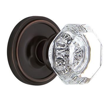 Nostalgic Warehouse Classic Mortise Interior Door Set With Crystal Waldorf Knobimage