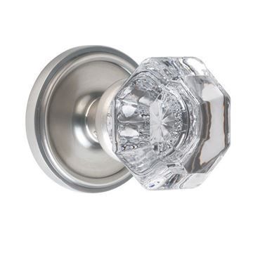 Nostalgic Warehouse Classic Passage Interior Door Set With Crystal Waldorf Knobimage