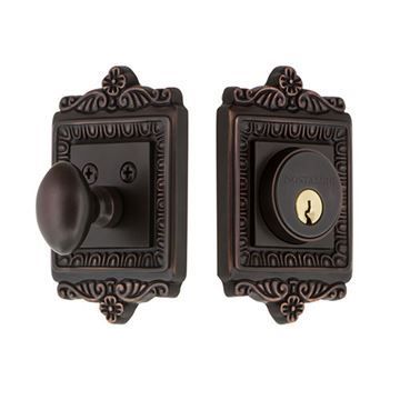 Nostalgic Warehouse Egg & Dart Single Cylinder Deadbolt - Keyed Alikeimage