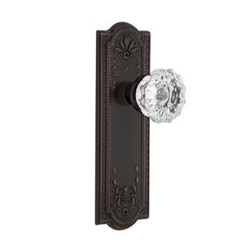 Nostalgic Warehouse Meadows Passage Interior Door Set With Crystal Knob - No Keyholeimage