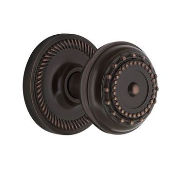 Nostalgic Warehouse Rope Double Dummy Interior Door Set With Meadows Knobimage