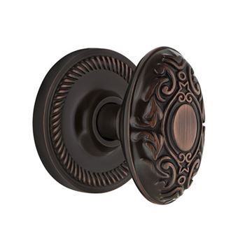 Nostalgic Warehouse Rope Double Dummy Interior Door Set With Victorian Knobimage