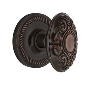 Nostalgic Warehouse Rope Single Dummy Interior Door Set With Victorian Knobimage