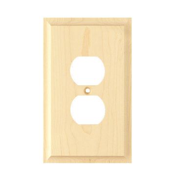 Designs Of Distinction Duplex Wood Switchplateimage