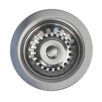 Premier Copper D-132BN 3 1/2 Inch Kitchen Sink Basket Strainer Drainimage