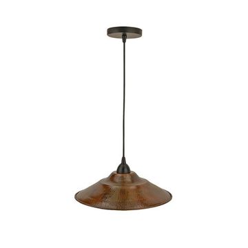Premier Copper Hand Hammered Copper 13 Inch Large Pendant Lightimage