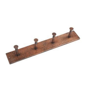 Premier Copper Hand Hammered Copper Quadruple Robe Hookimage