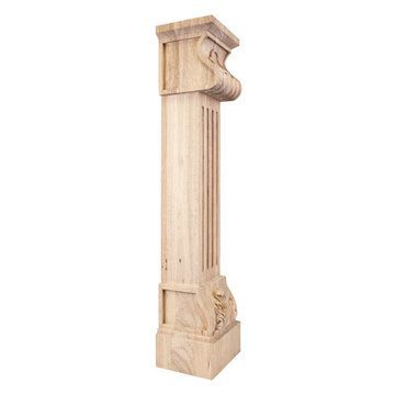 Legacy Heritage Acanthus Fluted Shell Fireplace Mantel Leg Corbelimage
