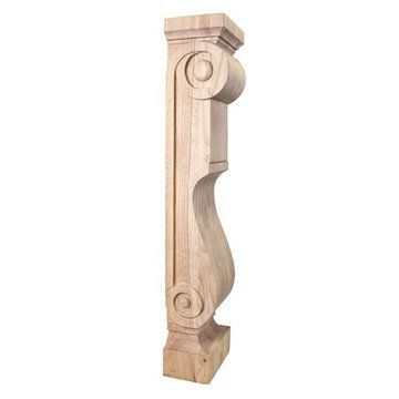 Legacy Heritage Scandinavian Fireplace Mantel Leg Corbelimage