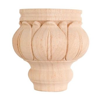 Legacy Heritage Turned Bun Foot With Leafimage