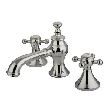 Kingston Brass English Country Widespread Lavatory Faucet - Metal Crossimage