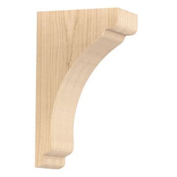 Legacy Signature 10 5/8 Inch Scalloped Bar Bracket Corbel - Wideimage