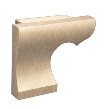 Legacy Artisan Cathedral Straight Edge Left Pedestal Footimage